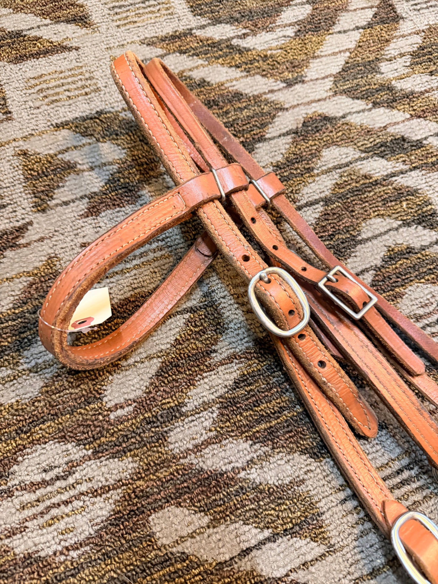 Quick Change Leather Headstall