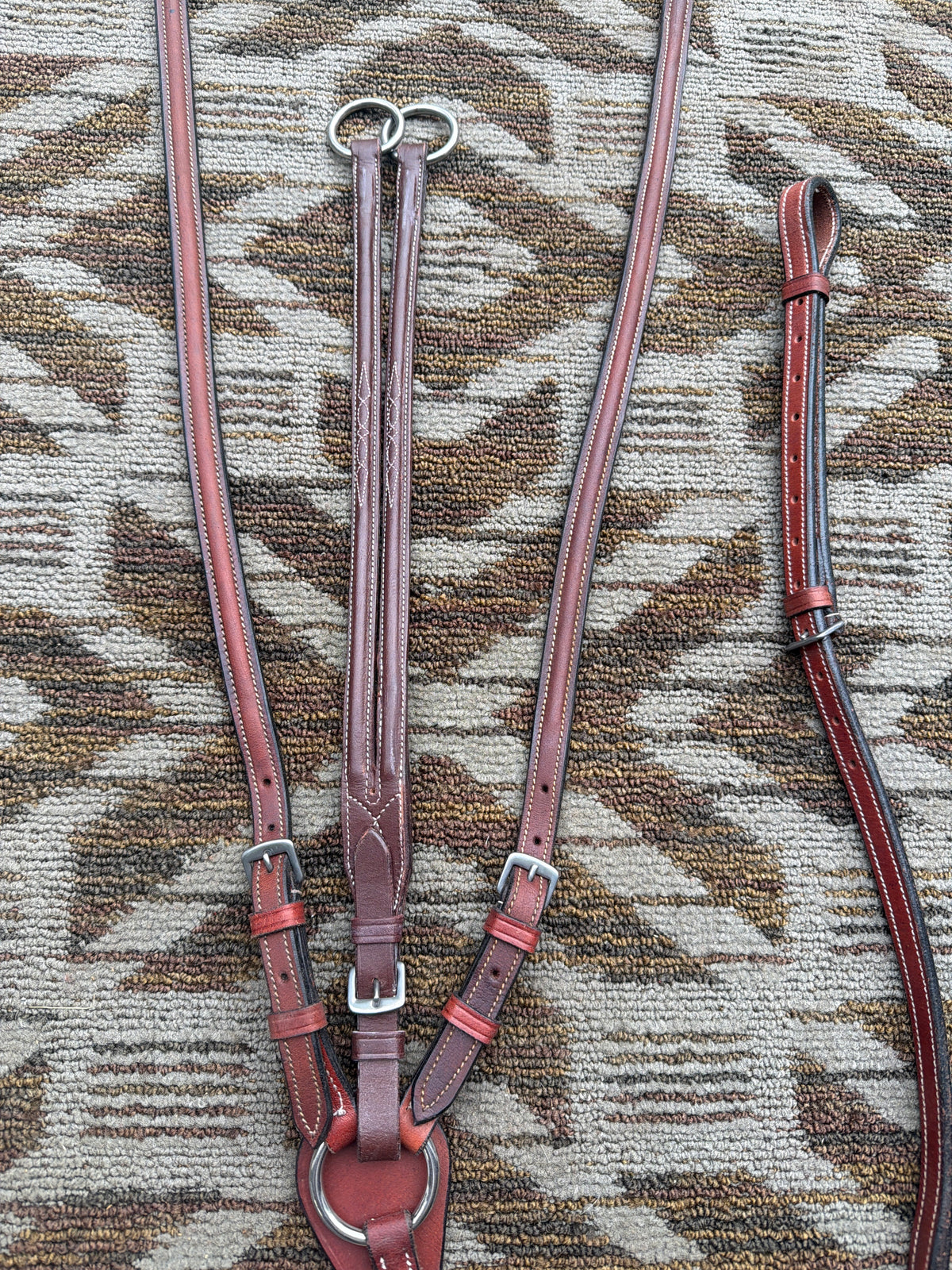 Soft Raised Fancy Stitched Breastcollar w/ Running Attachment
