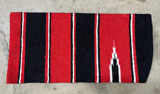 Red & Black Saddle Blanket