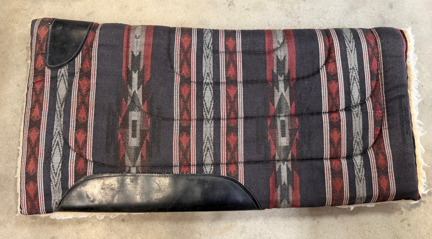Black and Red Fleece Pad