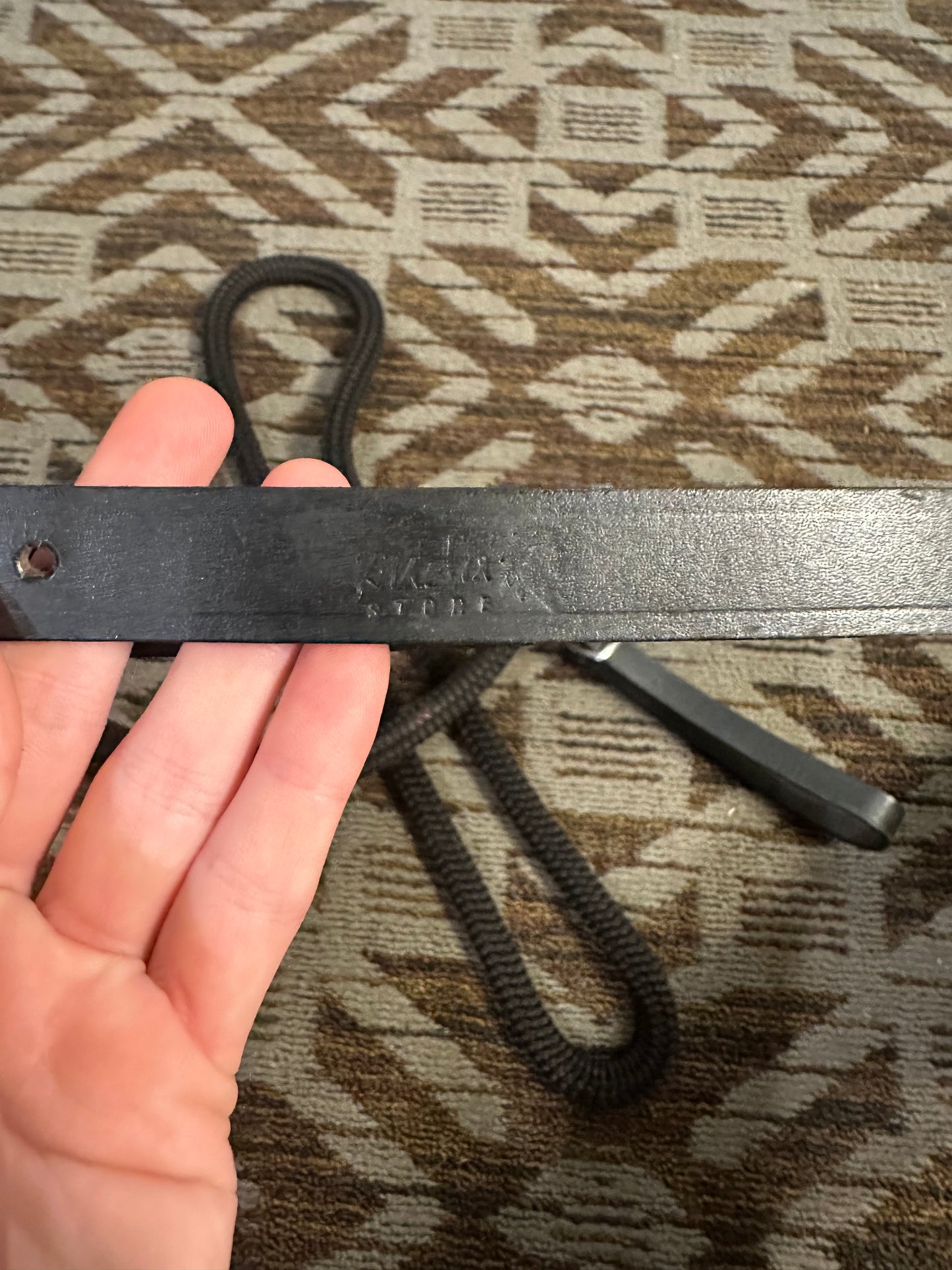Kuda Nylon Reins w/ Leather Ends