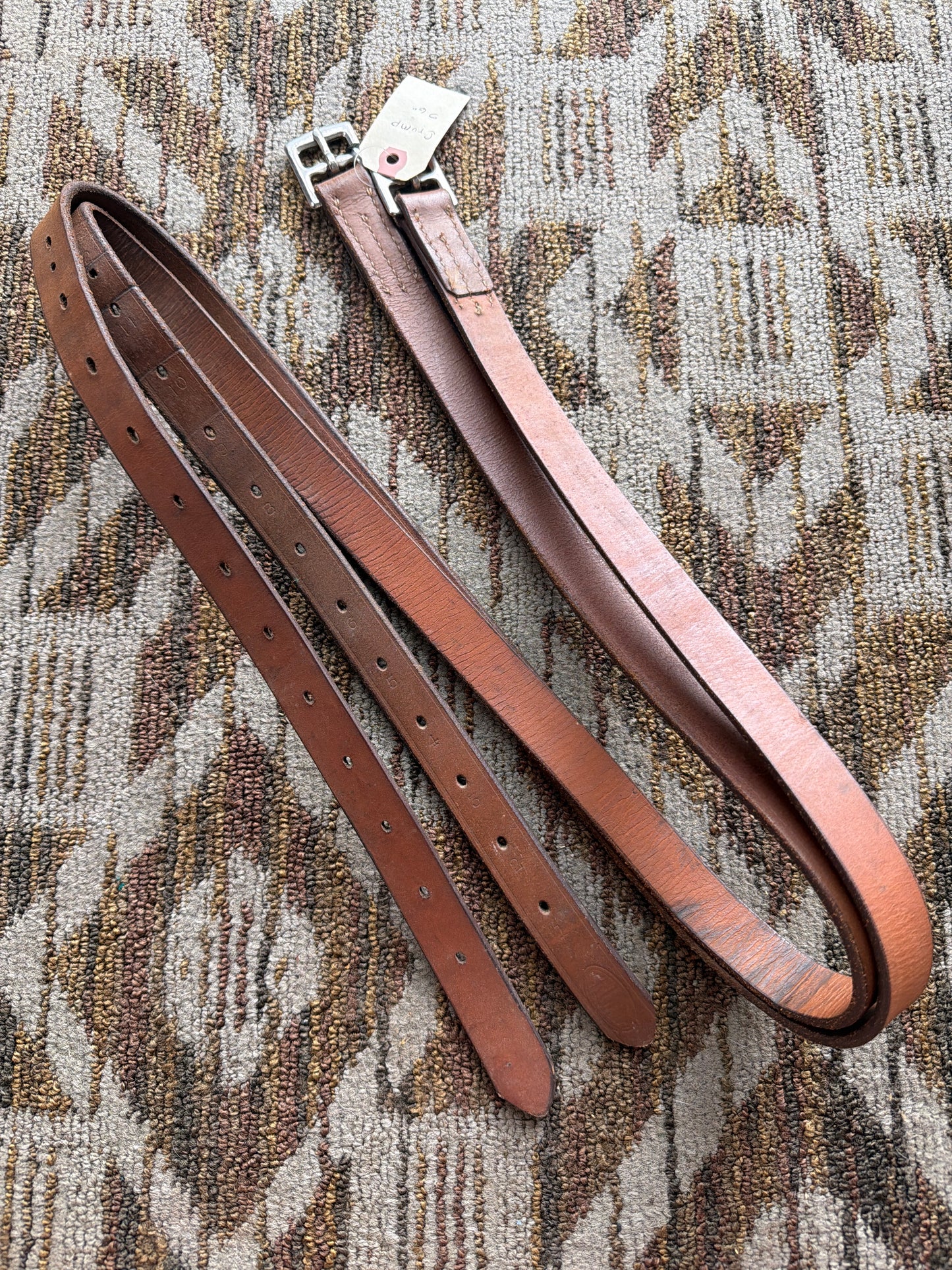 Crump Stirrup Leathers - 56”