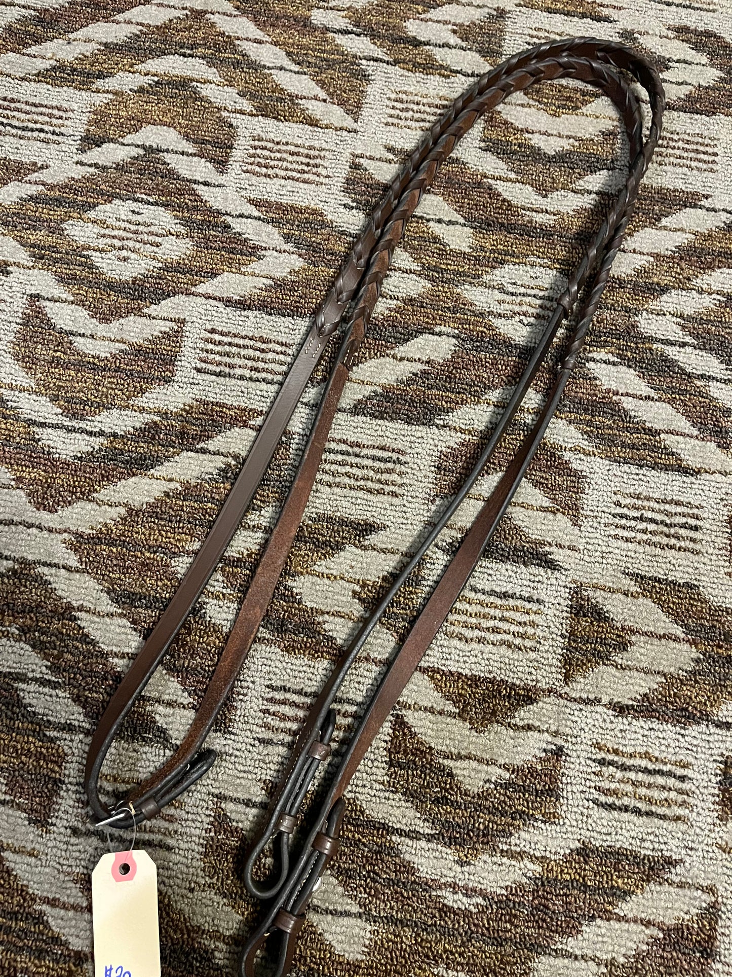 Dark Brown Laced Reins