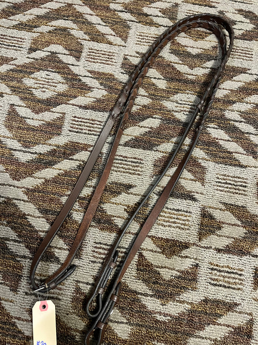 Dark Brown Laced Reins