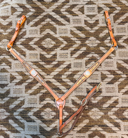 Double J Snakeskin Breastcollar