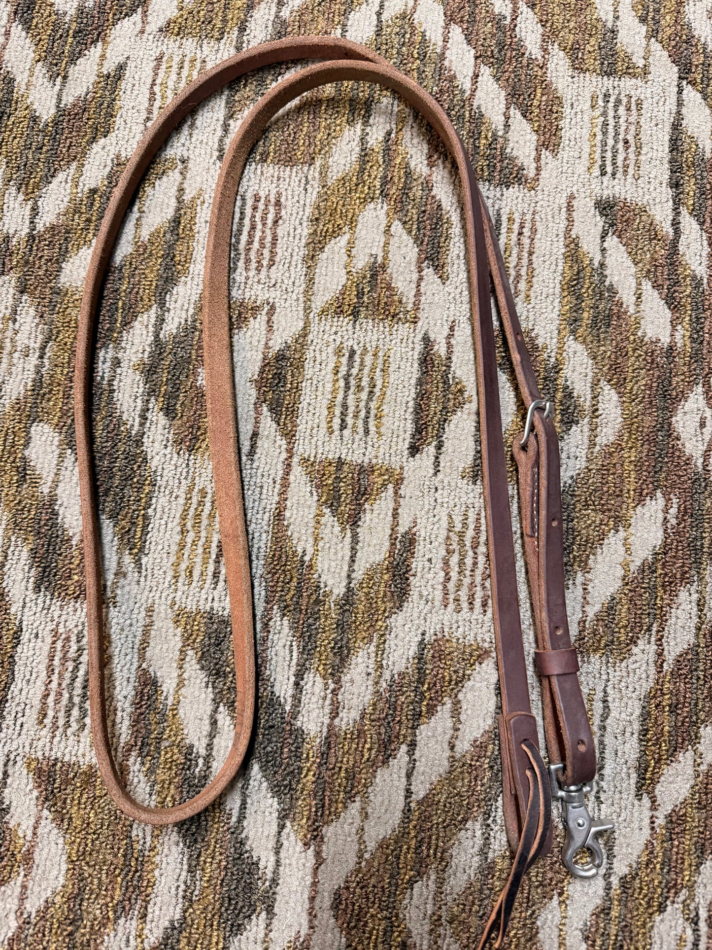 Soft Adjustable Leather Loop Reins