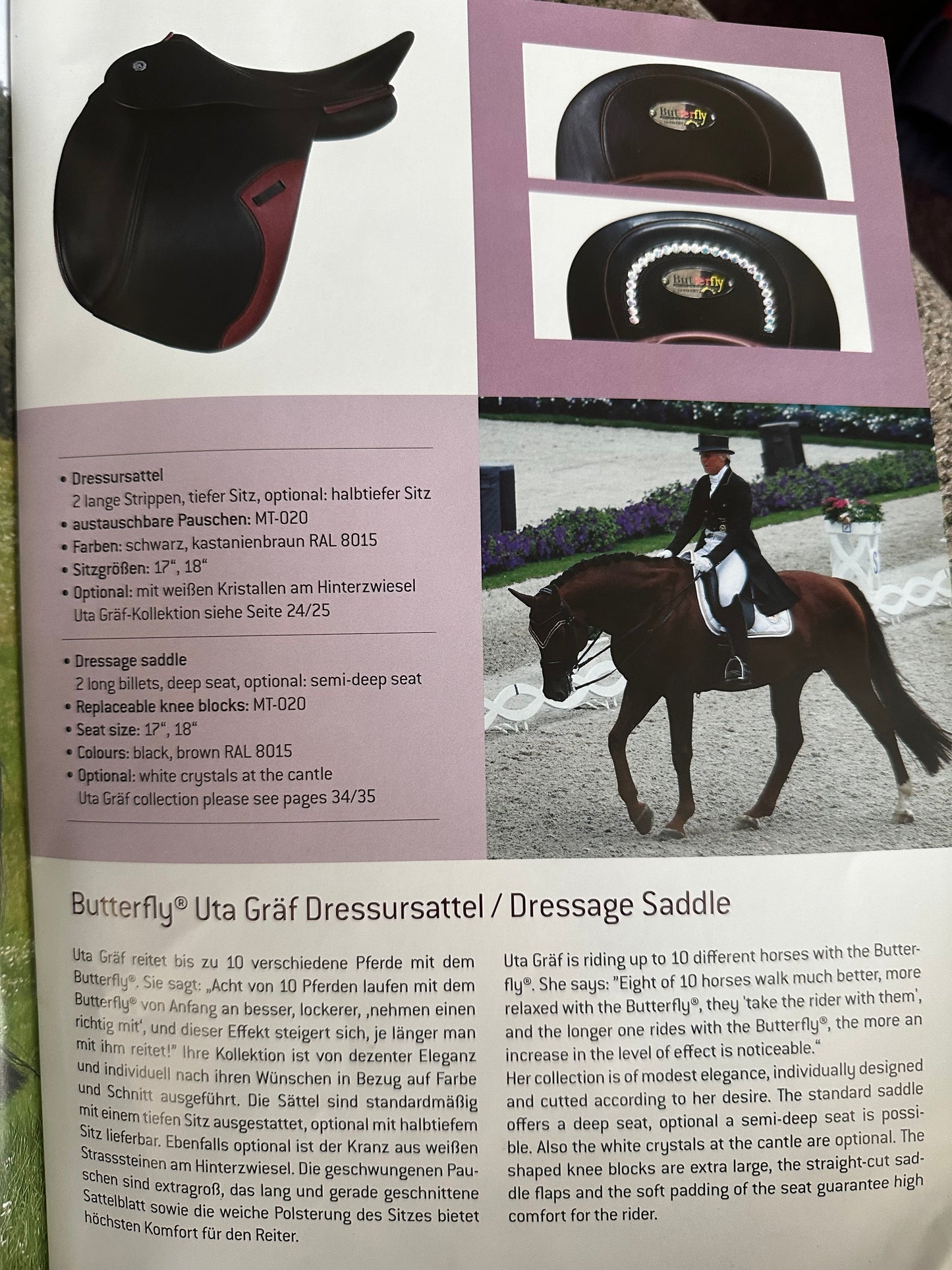 Pegasus Butterfly Bernice Dressage Saddle