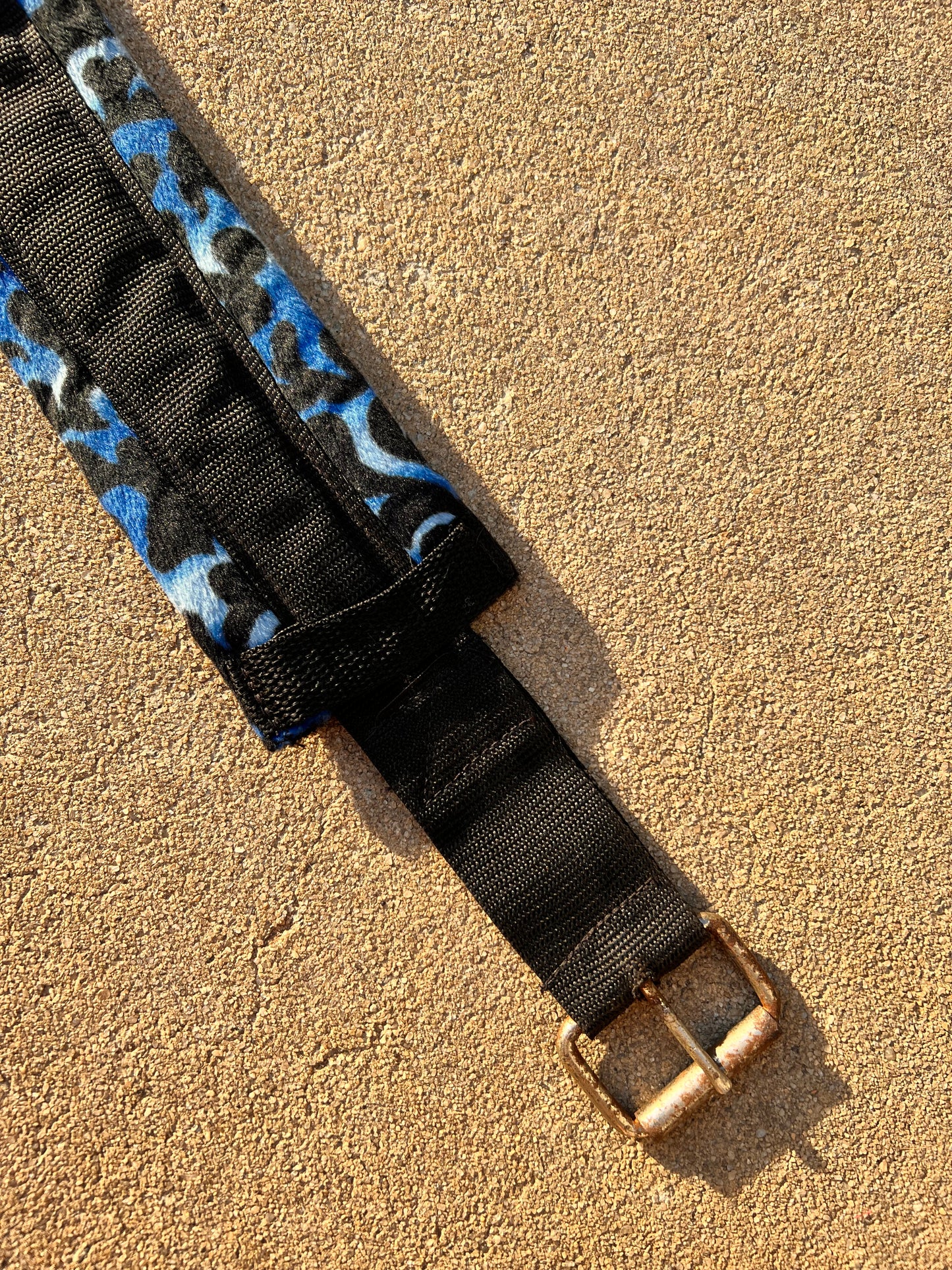 Blue Flame Back Cinch - 33”