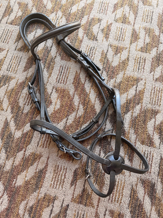 Kavalkade Black Padded Figure 8 Bridle