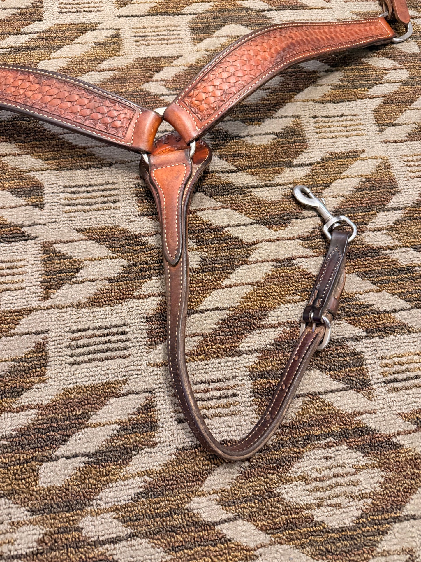 Billy Cook Tooled Breastcollar