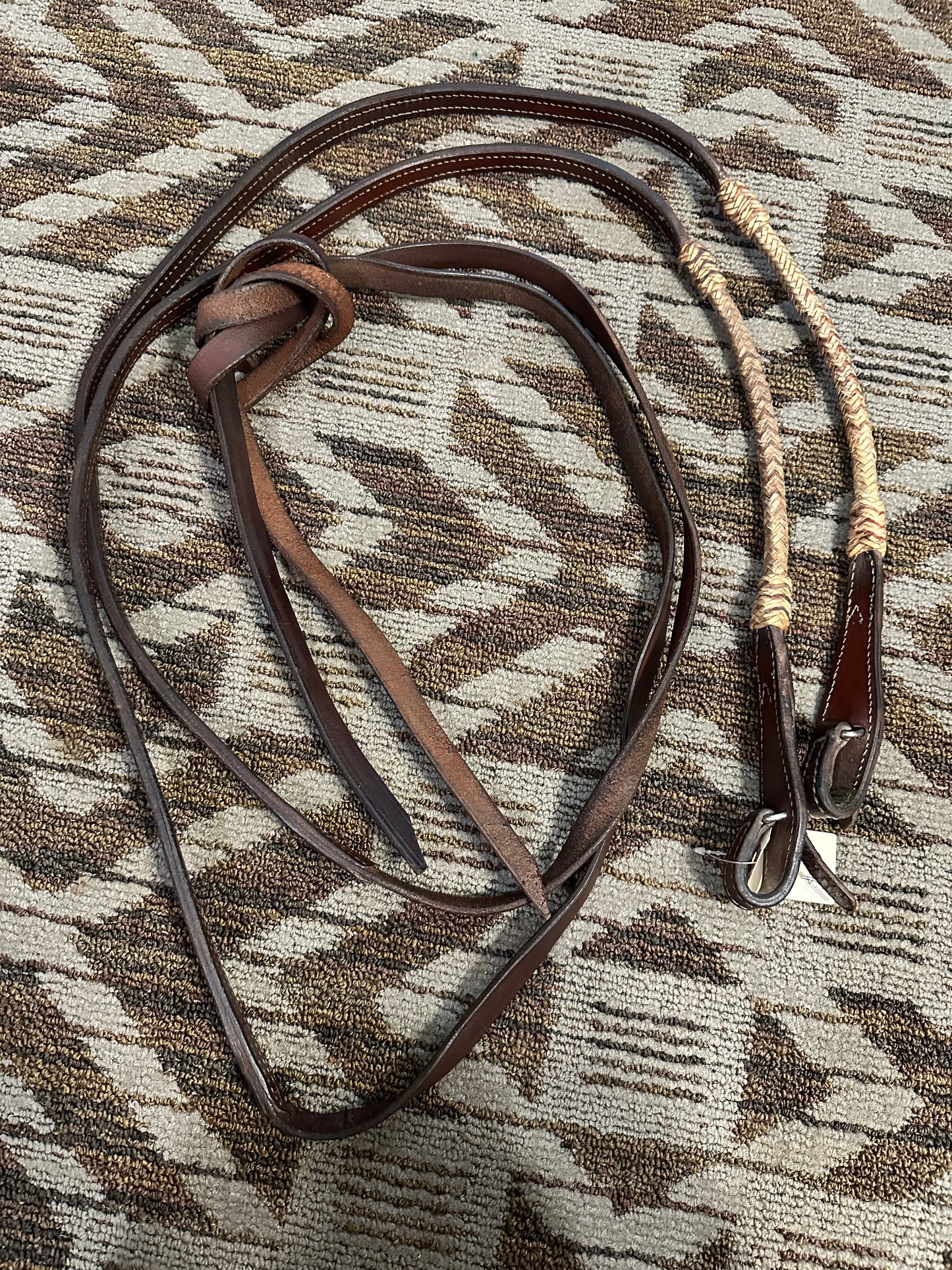 Easy Change Split Reins w/ Rawhide Accents