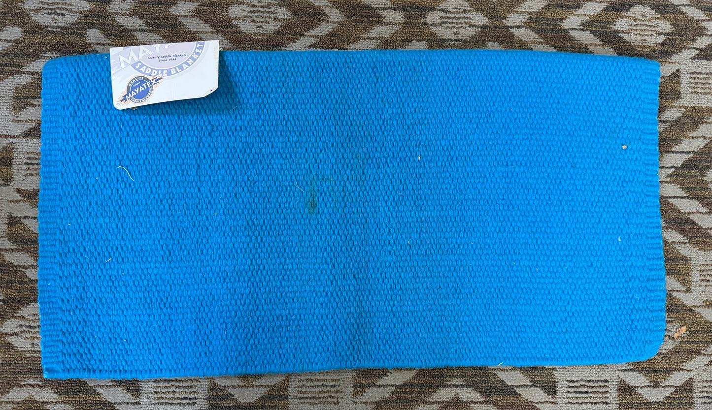 Mayatex Blue Saddle Blanket