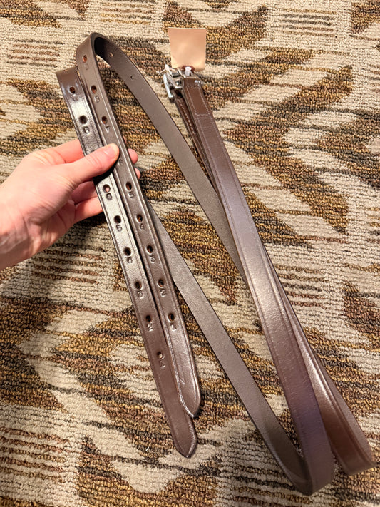 New Brown Stirrup Leathers - 48”