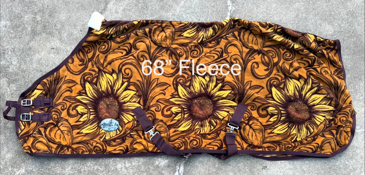 Jeffers Sunflower Fleece Cooler - 68”