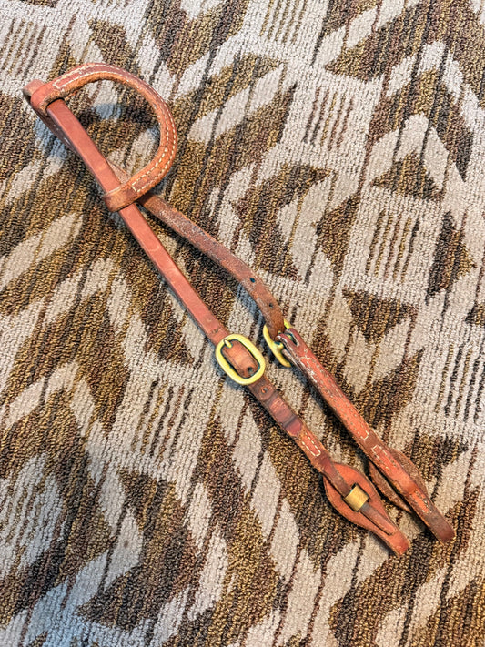 Soft Leather One Ear Quick Change Headstall
