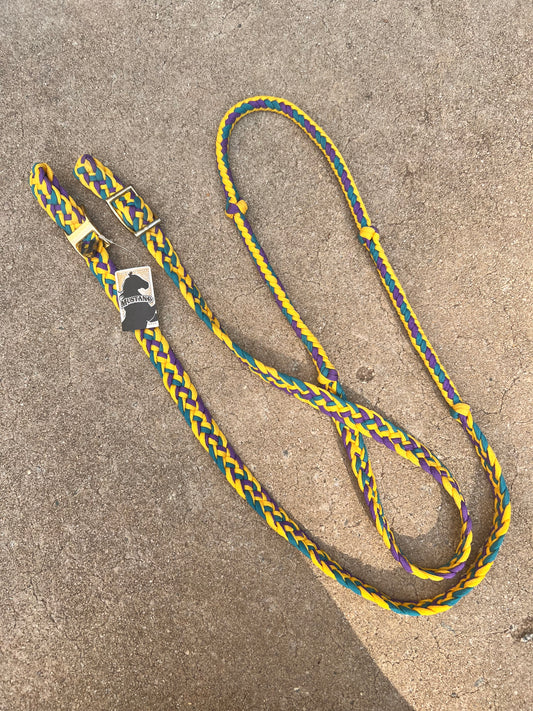 Mustang Braided Barrel Racing Reins