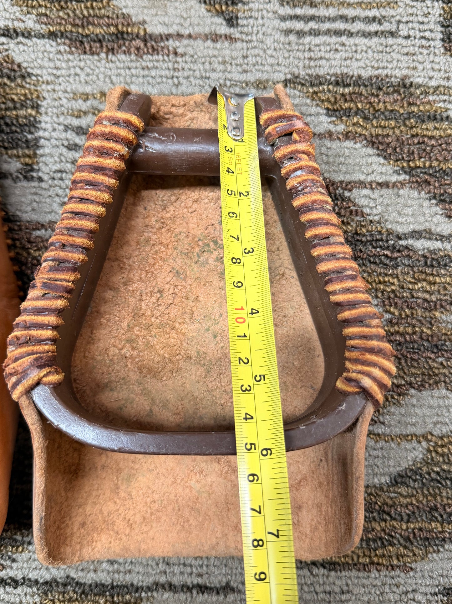 Covered Youth Western Stirrups