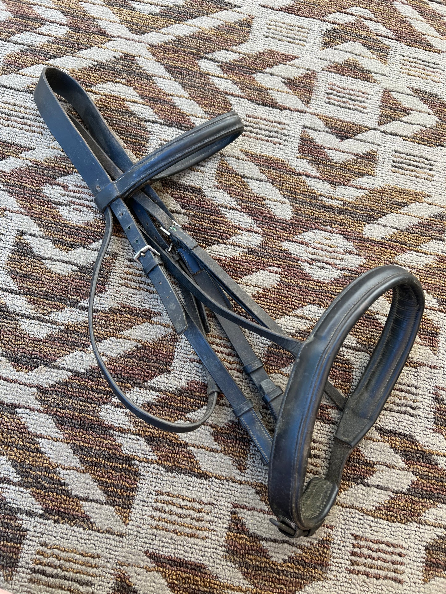 Black Dressage Bridle