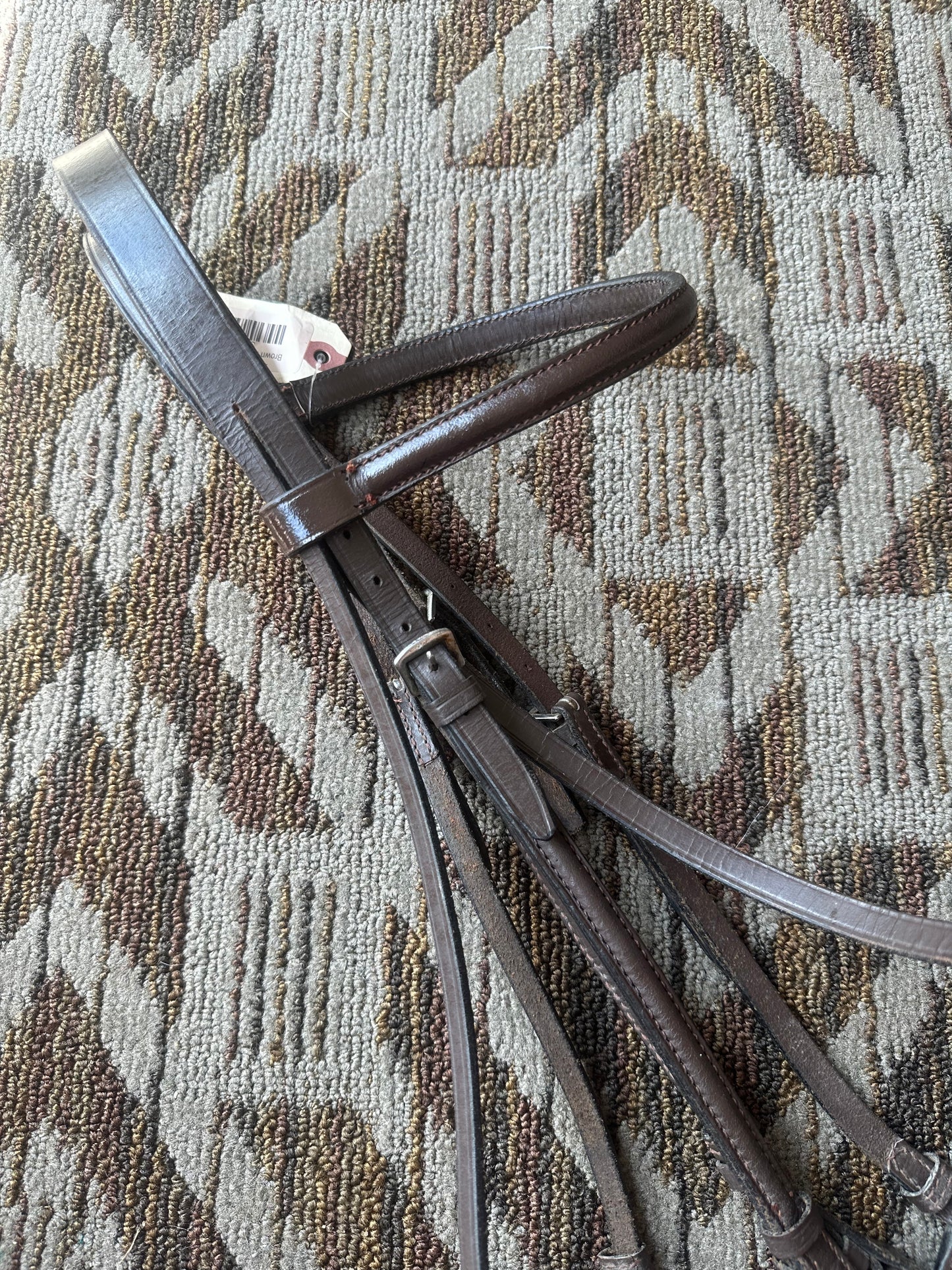 Brown Raised Bridle