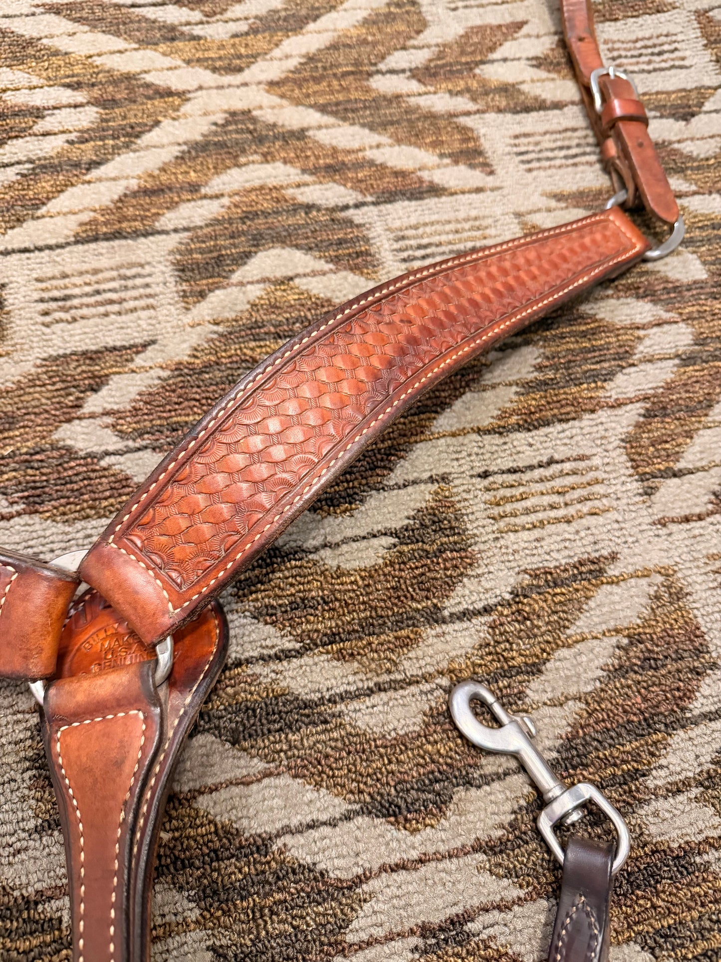 Billy Cook Tooled Breastcollar