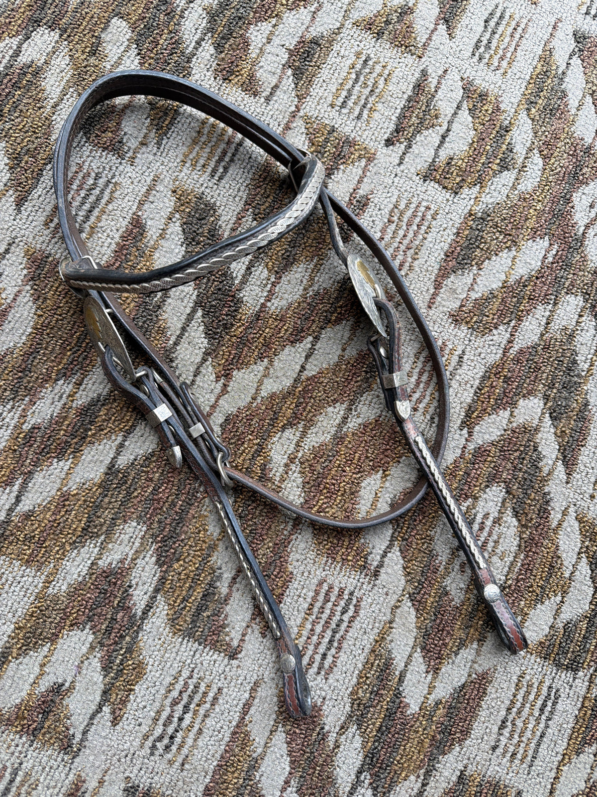 Silver Show Headstall