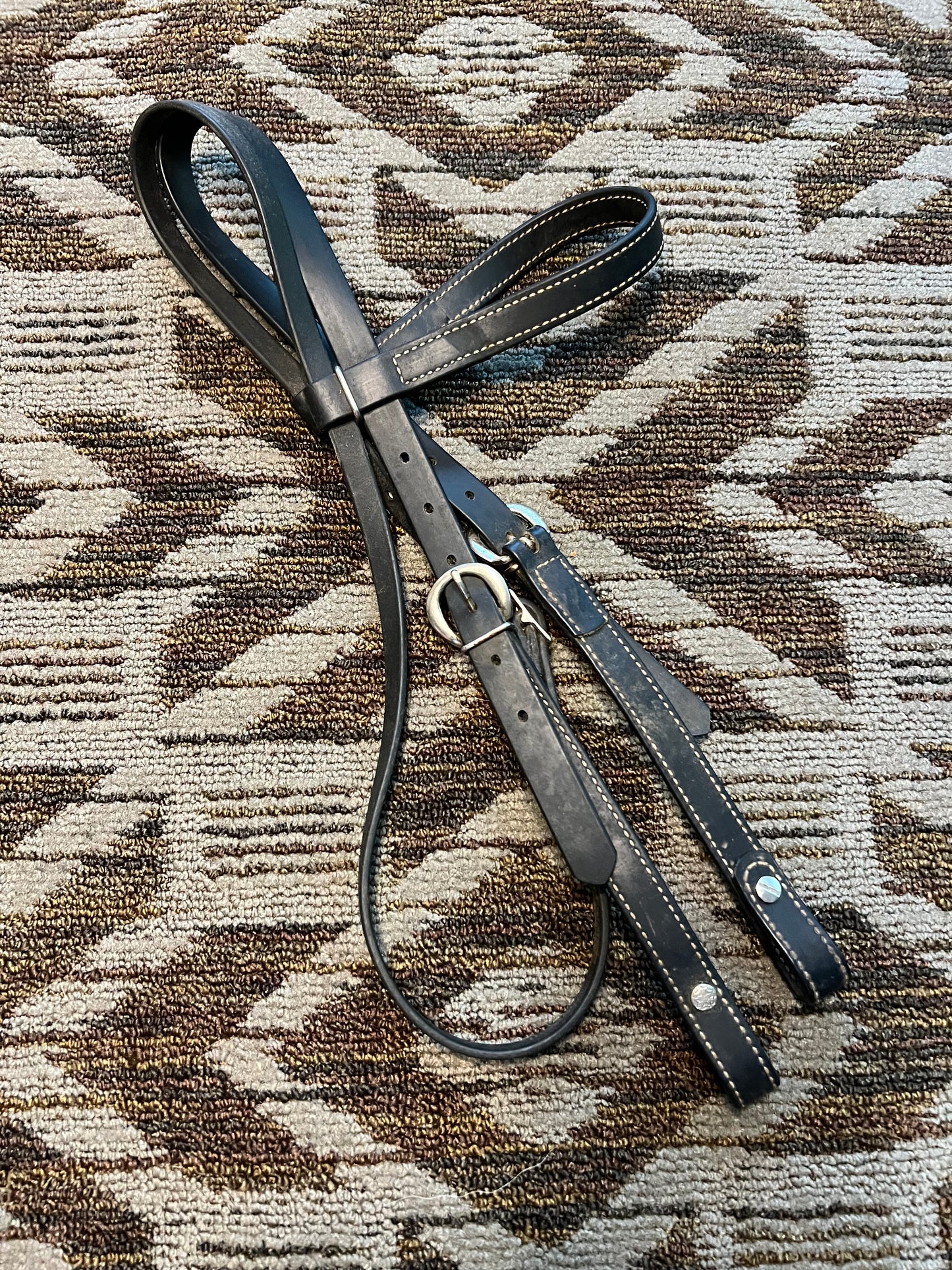 Weaver Black Biothane Bridle
