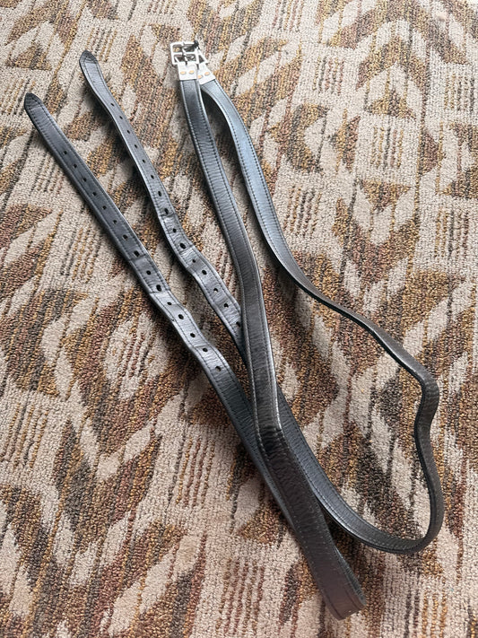 Bates Lined Stirrup Leathers - 54”