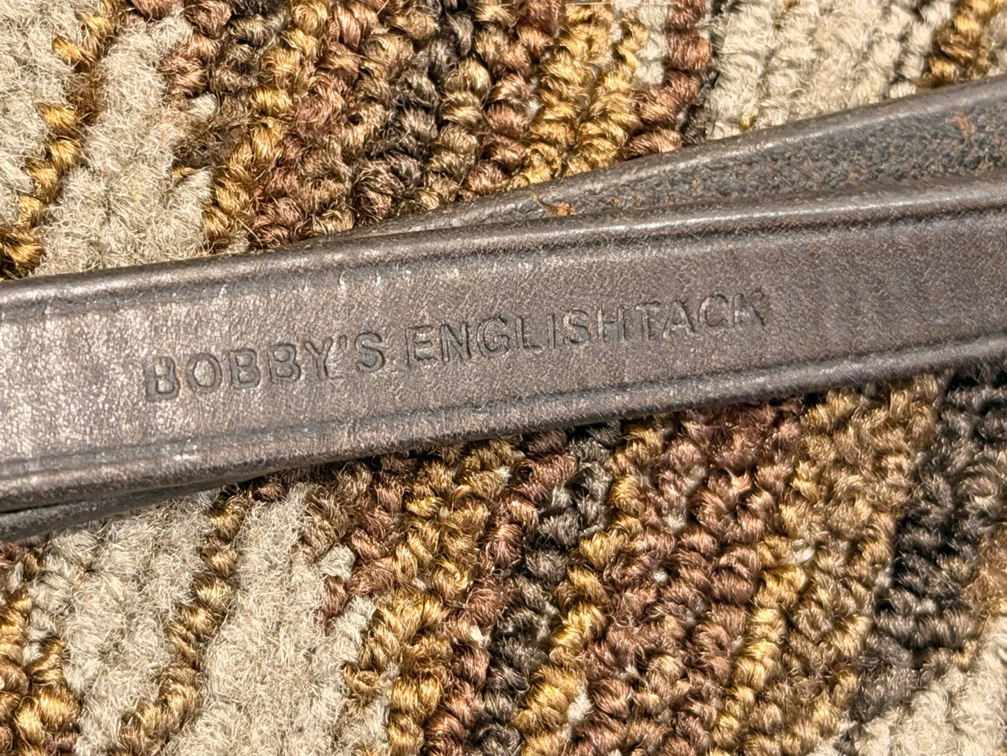 Bobby’s English Tack Extra Long Brown Leather Notched Reins