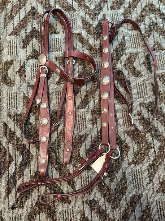 Leather Tack Set w/ Conchos