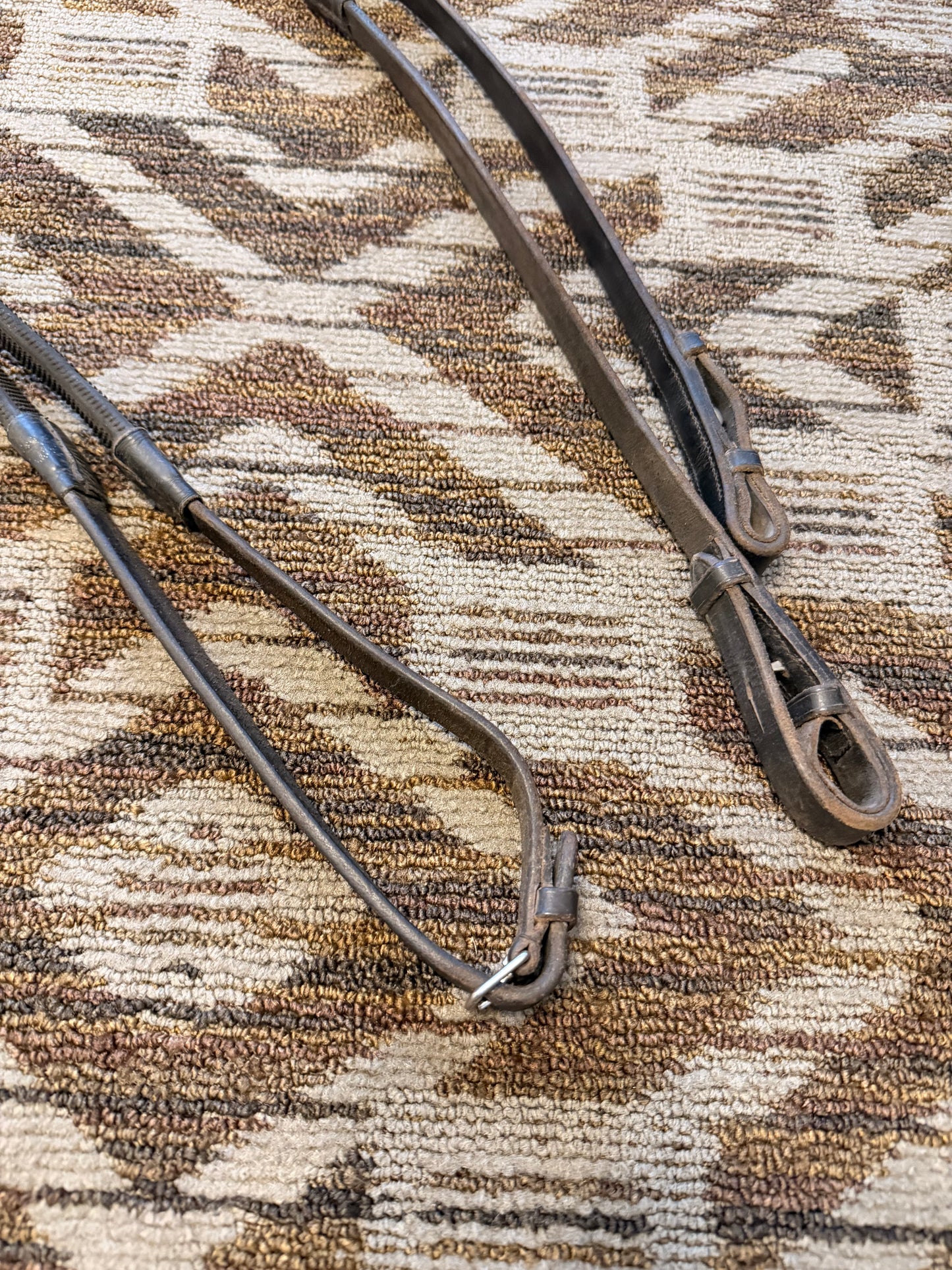 Kris Black Rubber Reins