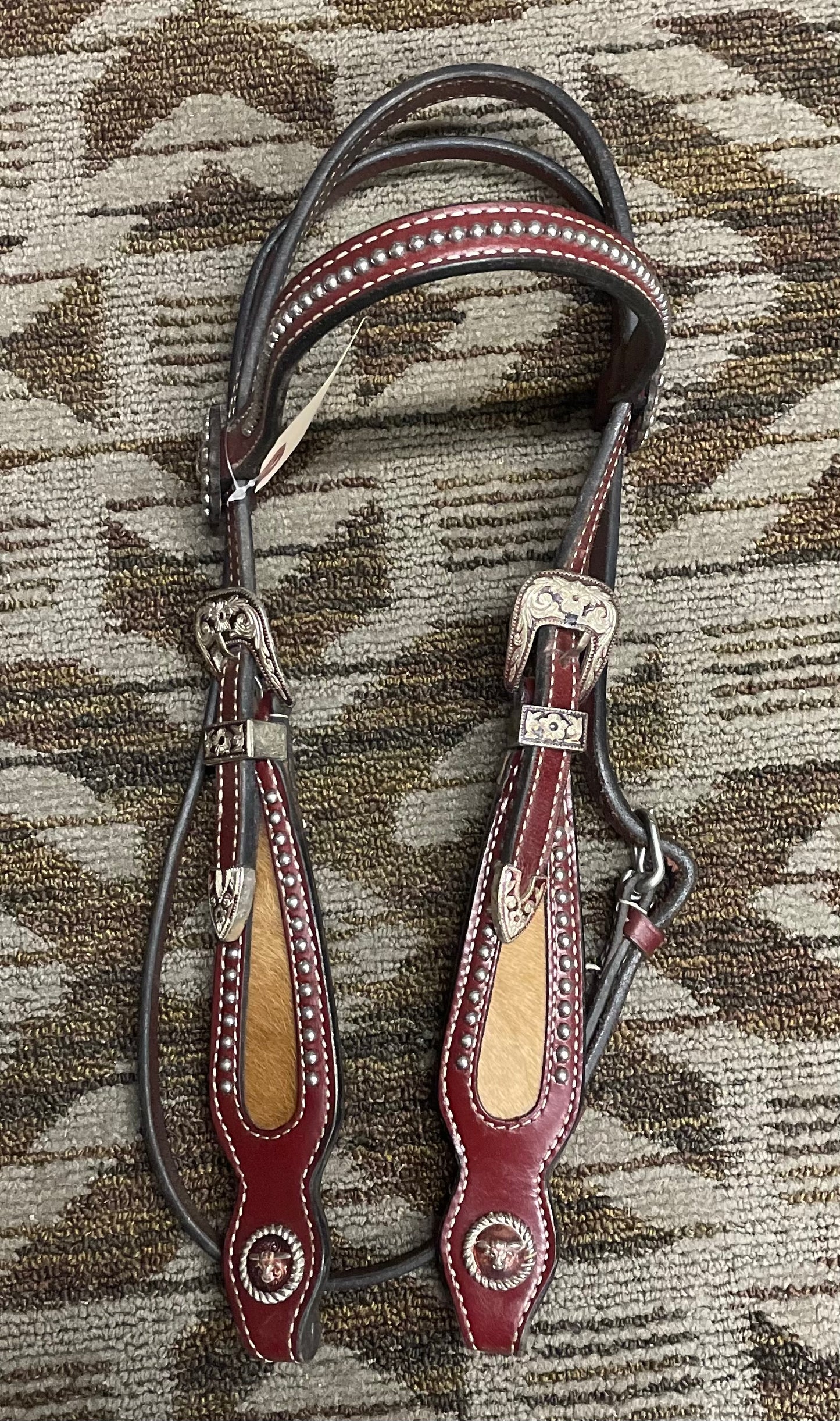 Studded Hair On Headstall