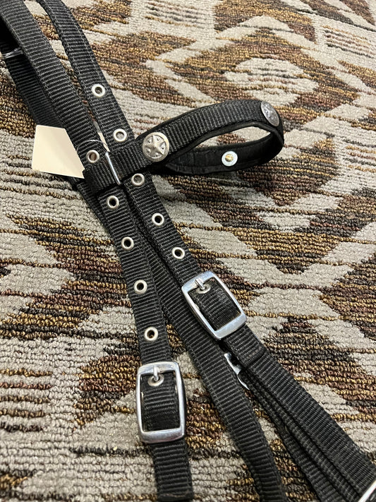 Black Nylon Headstall