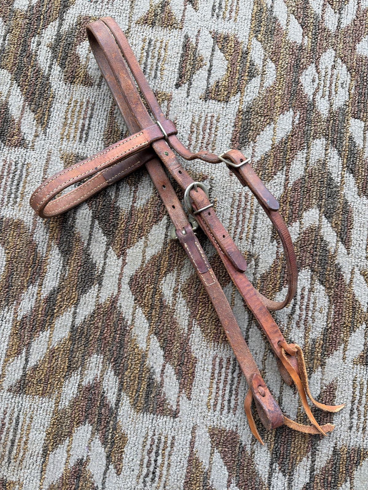 Heavy Duty Leather Headstall