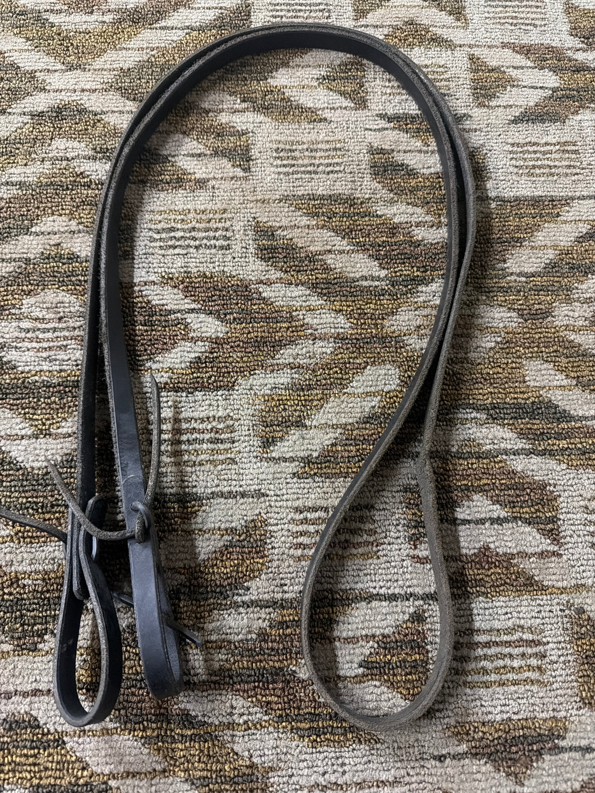 Soft Black Loop Reins
