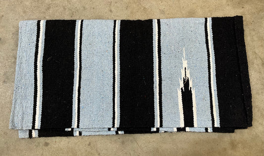 Blue & Black Saddle Blanket
