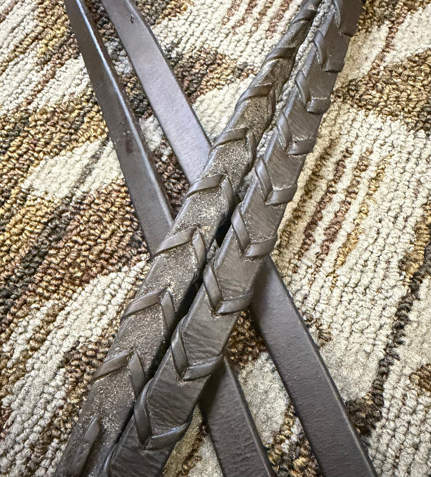 Dark Brown Laced Reins
