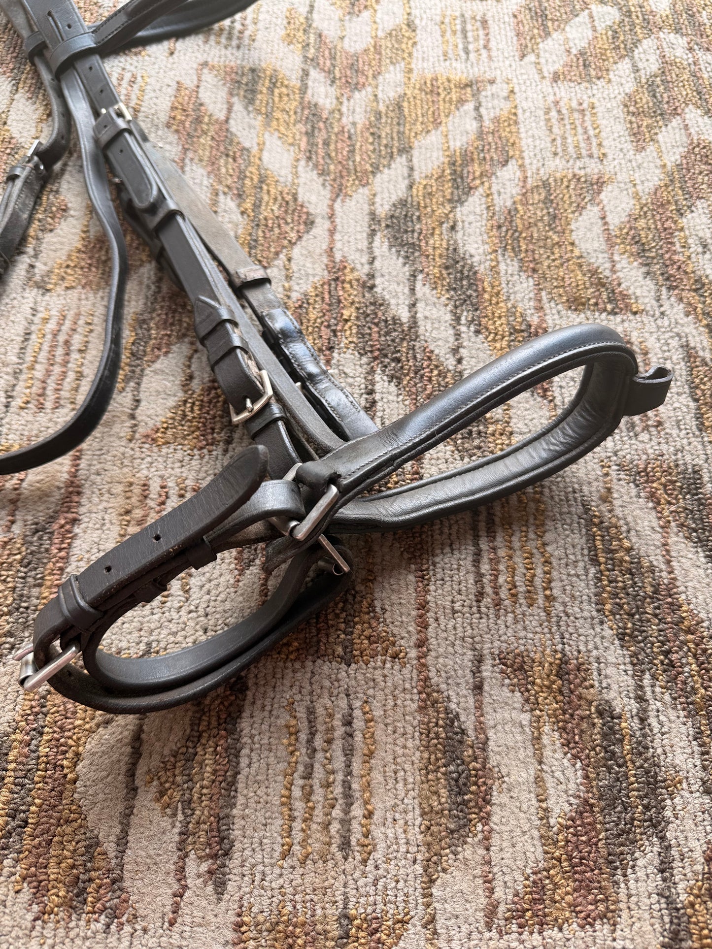 Black Dressage Bridle