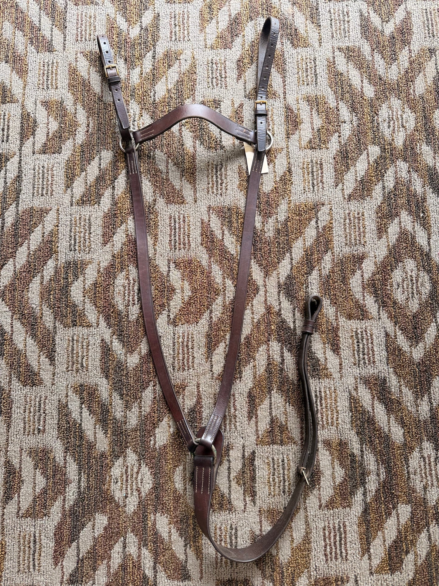 Brown Soft “Made in England” 3 Point Breastcollar