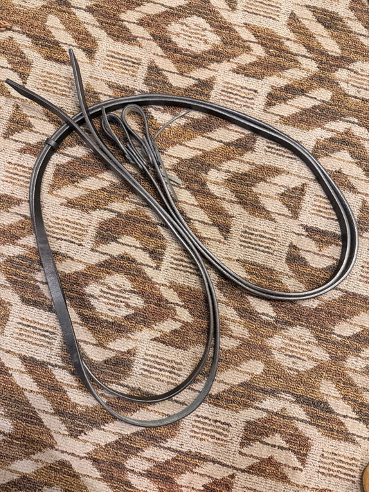 Black Split Reins