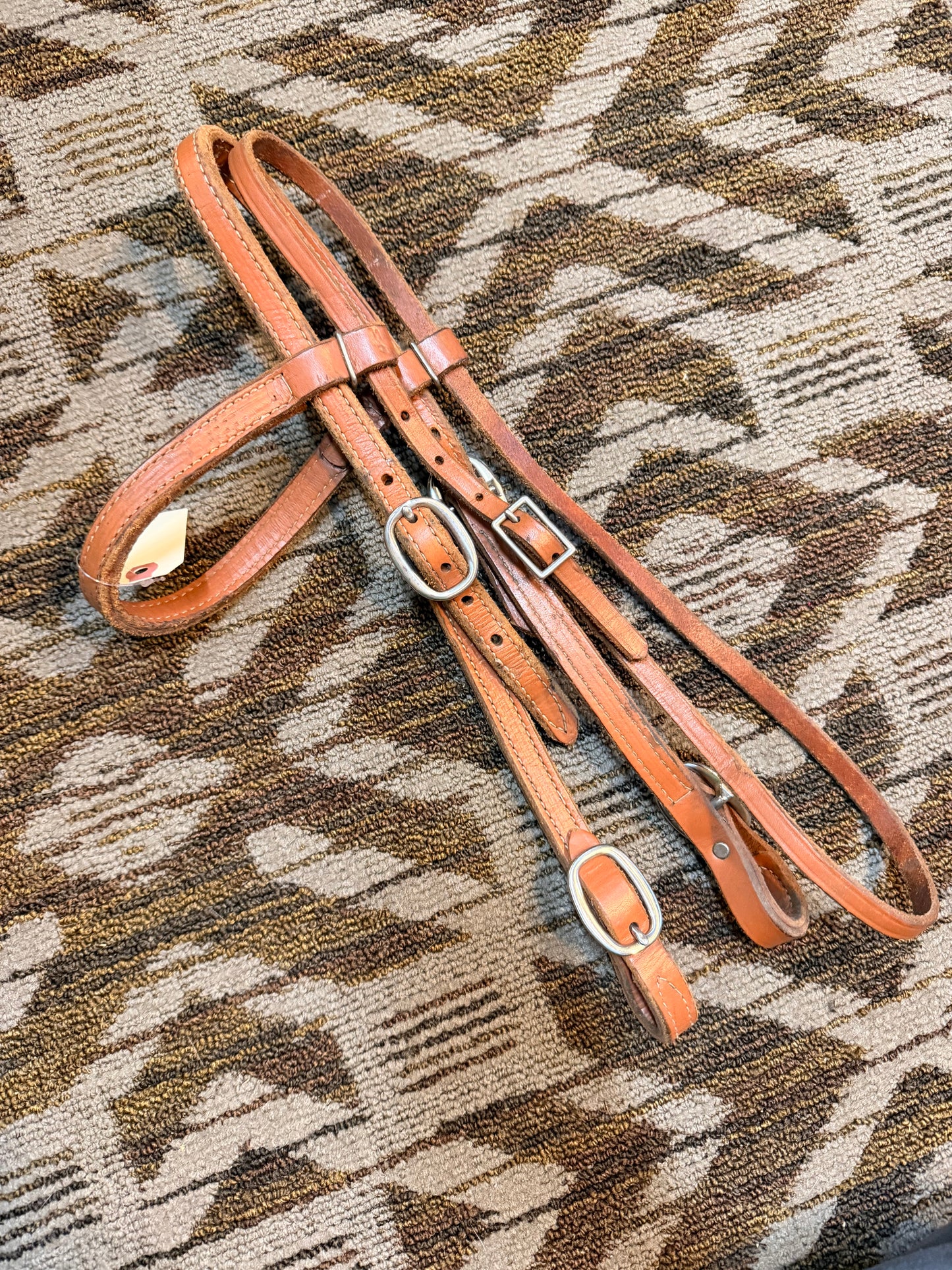 Quick Change Leather Headstall