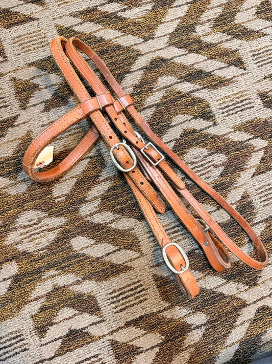 Quick Change Leather Headstall