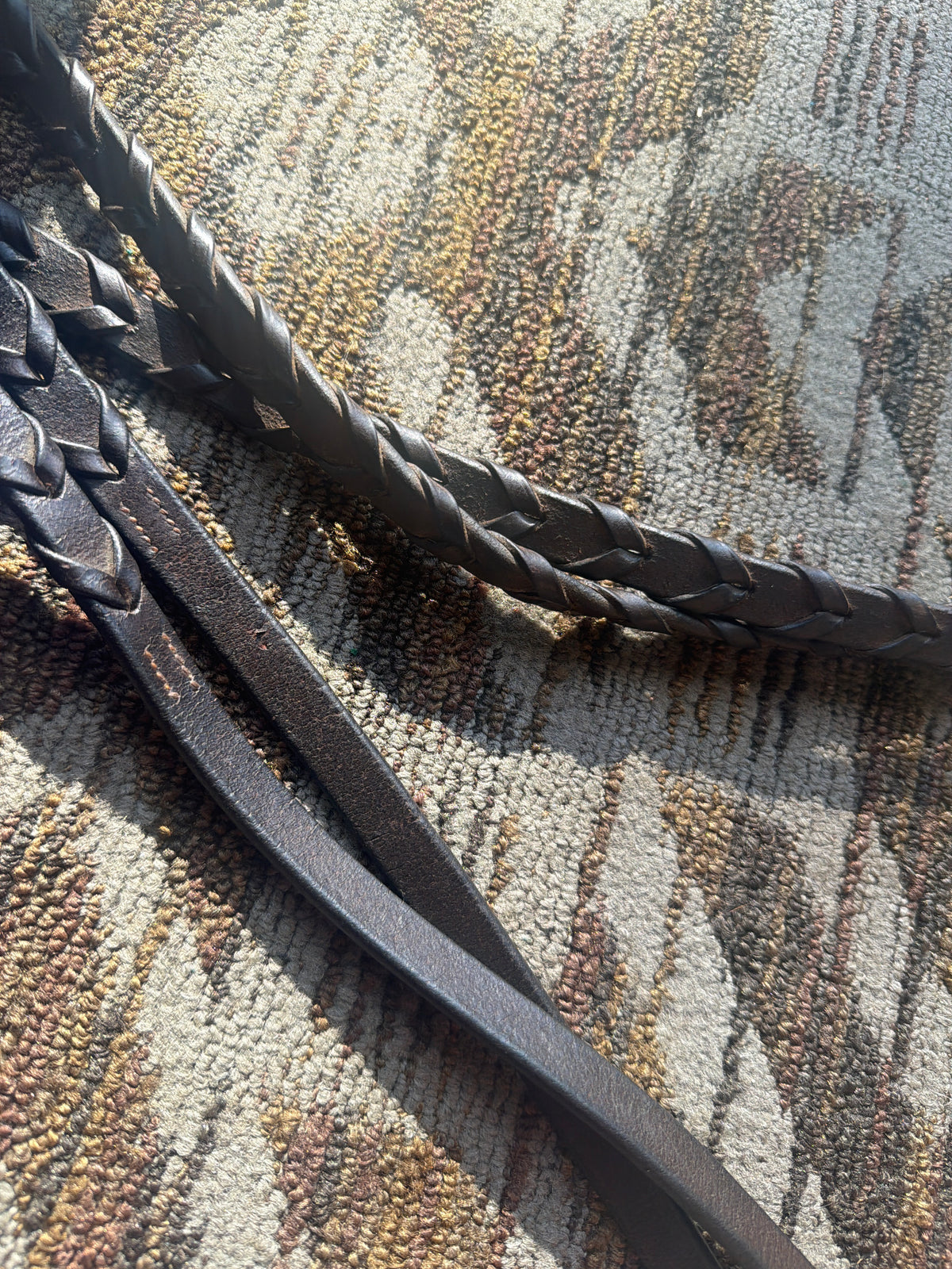 Soft Brown Laced Reins