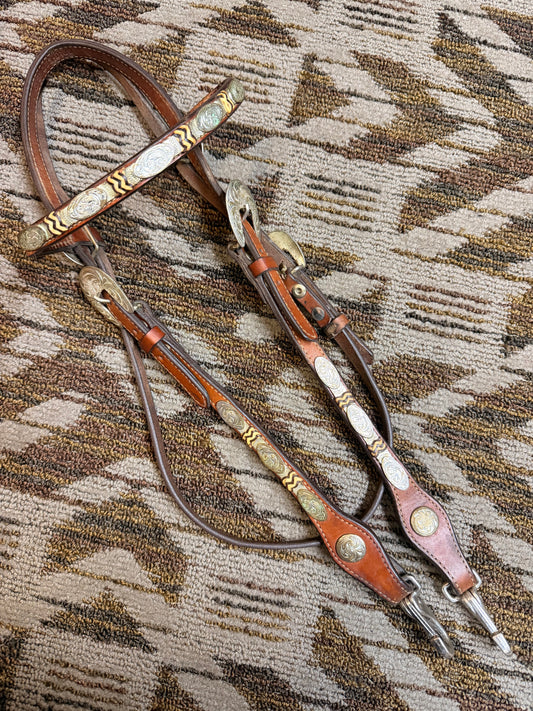 Mexico Sterling Silver Quick Change Show Bridle