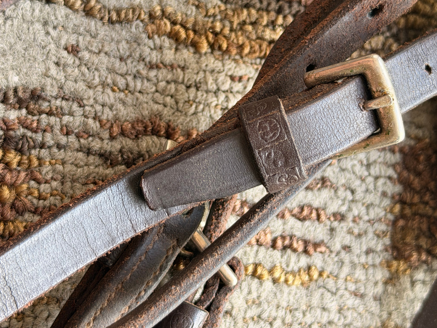 Stubben Brown Padded Fancy Stitched Bridle