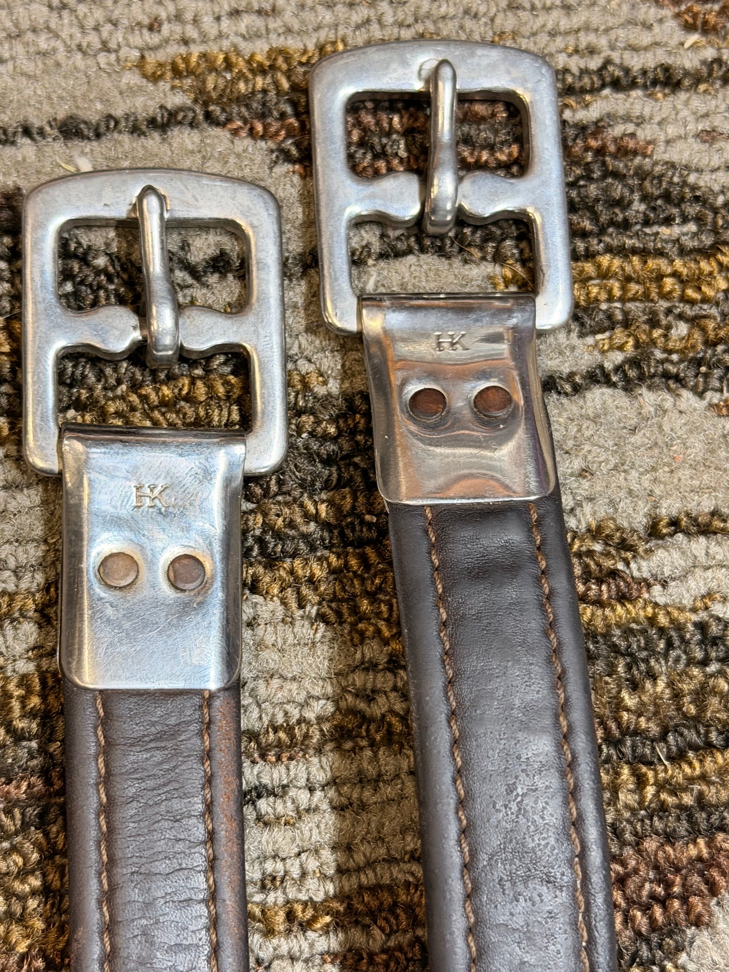 HK Lined Stirrup Leathers