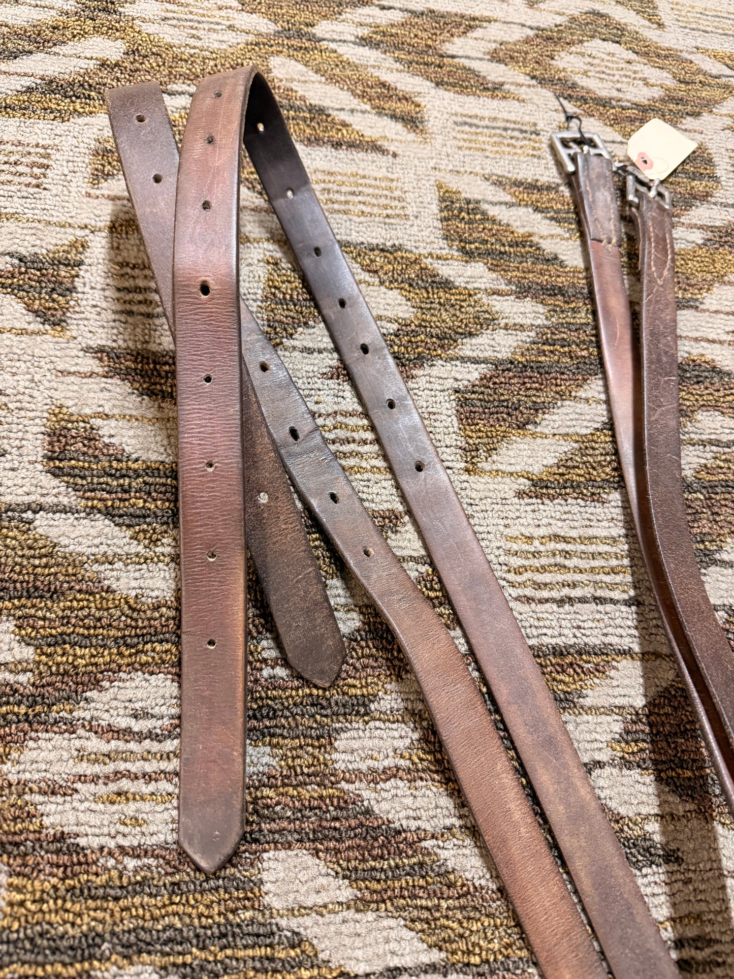Brown Stirrup Leathers - 61”