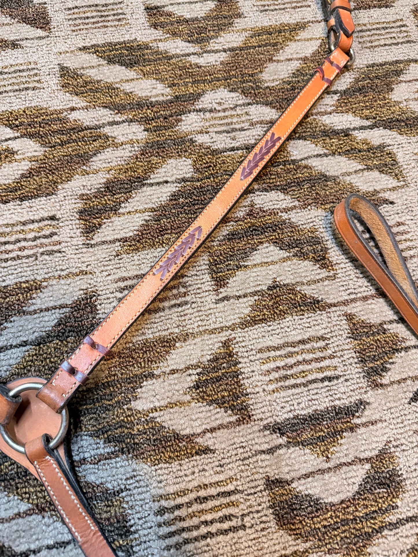 Woven Leather Breastcollar