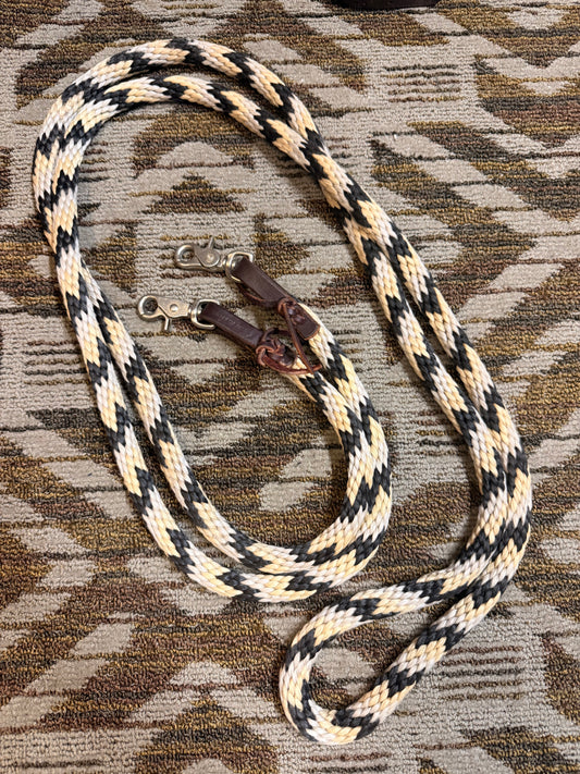 Silver Tip Halter Extra Long Reins