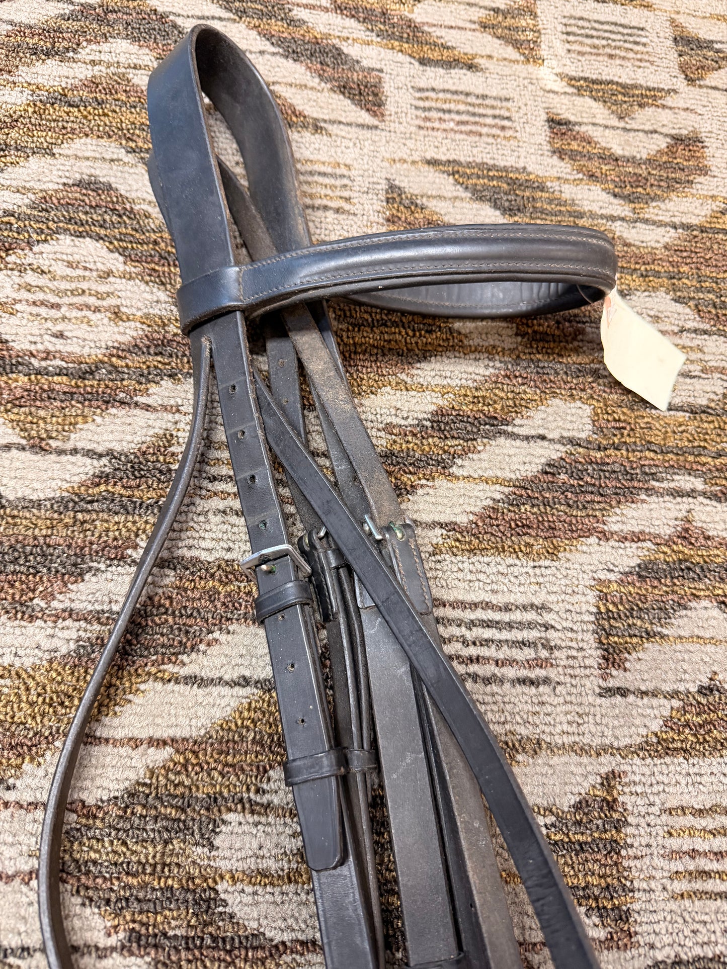 Black Dressage Bridle