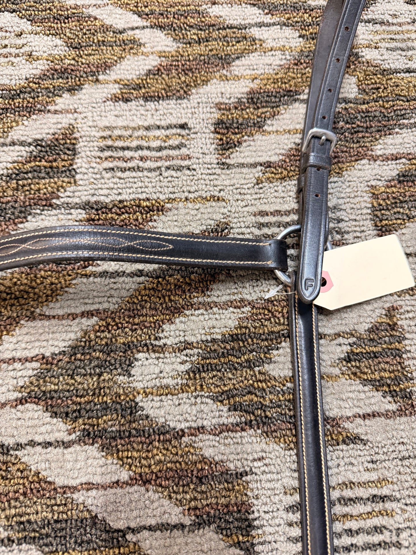 Dark Brown Fancy Stitched Breastplate